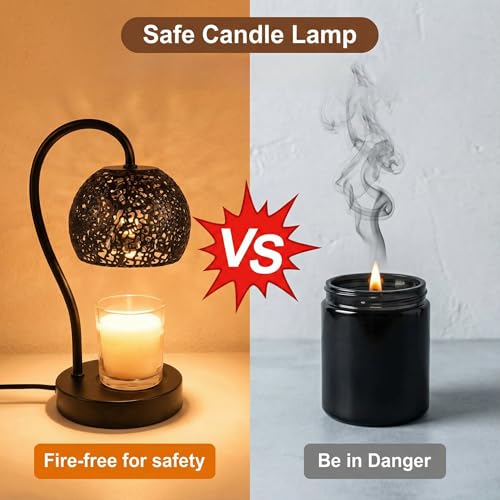 Candle Warmer Lamp with Timer, Dimmable Candle Lamp Warmer for Jar Candles - image 6
