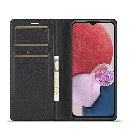 Coque Portefeuille pour Samsung A71 4G Étui Clapet Cuir Fibre Carbone - 2