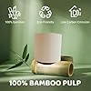 QingYa Premium Bamboo Toilet Paper 12 Mega Rolls, 3 ply, Septic Safe,Plastic-Free,Unbleached Brown,Tree-Free,Soft and Absorbent,Bathroom Tissue Rolls