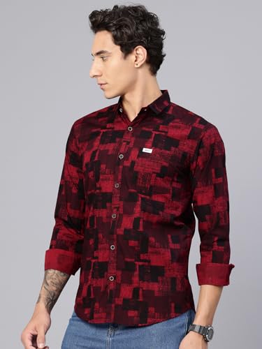 Image of Majestic Man Pure Cotton Printed Trendy & Comfortable Casual Shirt