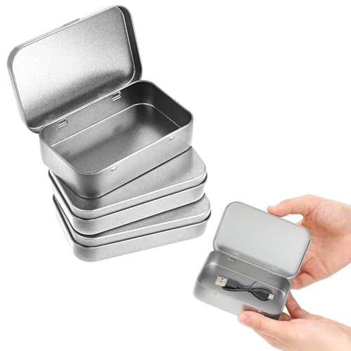 afhgdjr 3STK Blechdose Klein,Tin,Box,Kleine Metalldose,Mini Aufbewahrungsbox,Mini Dosen Mit Deckel,Blechdose KöNnen Auch Kleine Reiseutensilien Wie OhrstöPsel, KopfhöRer Usw.