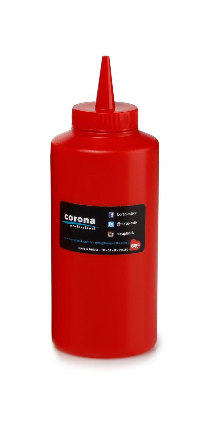 Ketçap & Mayonez Şişe Kapaklı 420 ml Kırmızı