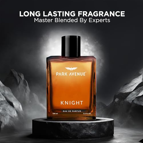 Image of Park Avenue Luxury Perfume Gift Set for Men | 2 x 100ml | Knight | Long Lasting EDP | Bergamot | Black Pepper | Sweet Orange | Geranium | Premium Fragrance