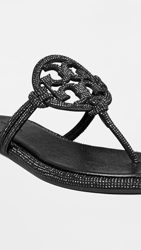 Image of Tory Burch Women's Miller Knotted Pave Sandals