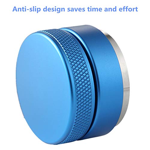 Distributeur de café 58mm plat marron en acier inoxydable - 6