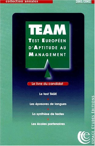 TEAM. Le livre du candidat 2001-2002