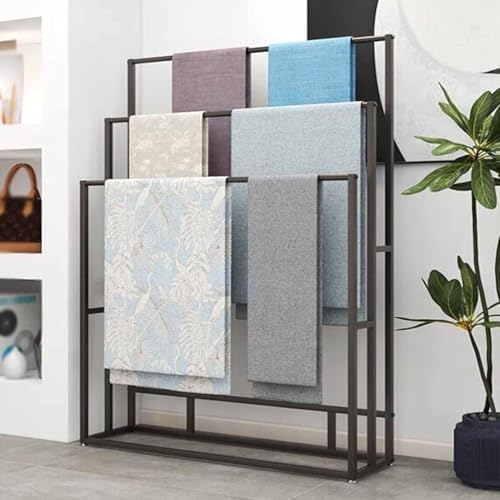 AADDFDD clothing rail, Floor-Standing Commercial Fabric Samp