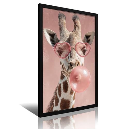 Interesting Giraffe Wall Decor Unconventional Animal Art Paintings Framed Art