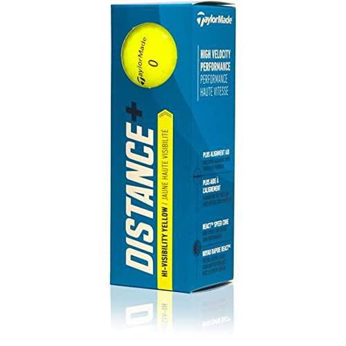 TaylorMade Taylor Made Distance+ Yellow AlignXL Golfbälle, personalisierbar