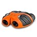 JRD&BS WINL 8x21 Binoculares para Niños De Viaje，El Mejor Juguete para Niños De 4-9 Años (Naranja)