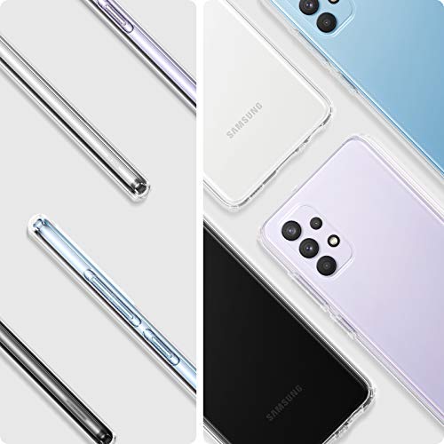 Image of Spigen Liquid Crystal | Samsung Galaxy A32 Case [Transparent] [Flexible] Galaxy A32 Back Cover | TPU - Crystal Clear