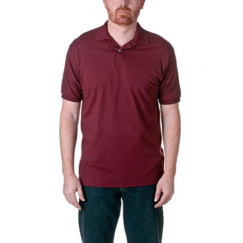 Polo Hanes para Hombre color Maroon talla Large