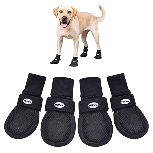 Hipaw Summer Breathable Dog Boots Nonslip Sole Paw Protector for Hardwood Floor
