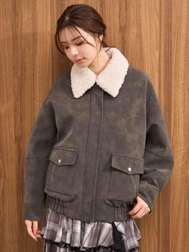 Amazon | [スナイデル] マルチファブリックボアカラーブルゾン