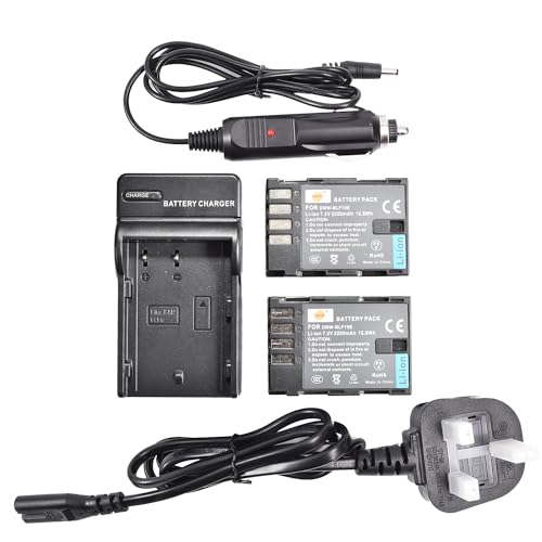 Batería DMW-BLF19E de litio y cargador compatible con Panasonic Lumix DMC-GH4