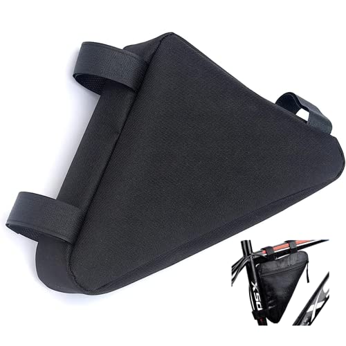 HFYMXNB Bolsa de Marco de Tubo Delantero de Bicicleta, Bolsa Triangular Impermeable,Bolsa de triángulo, Ideal para Candado, Impermeable para Guardar Teléfonos móviles