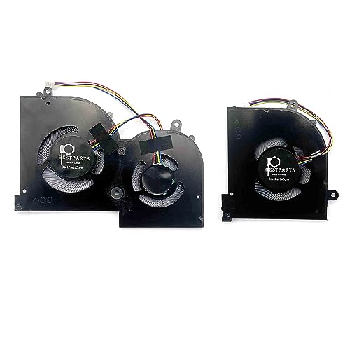 Ventilateur de refroidissement CPU GPU BestParts pour MSI GS65 Stealth et WS65 P65