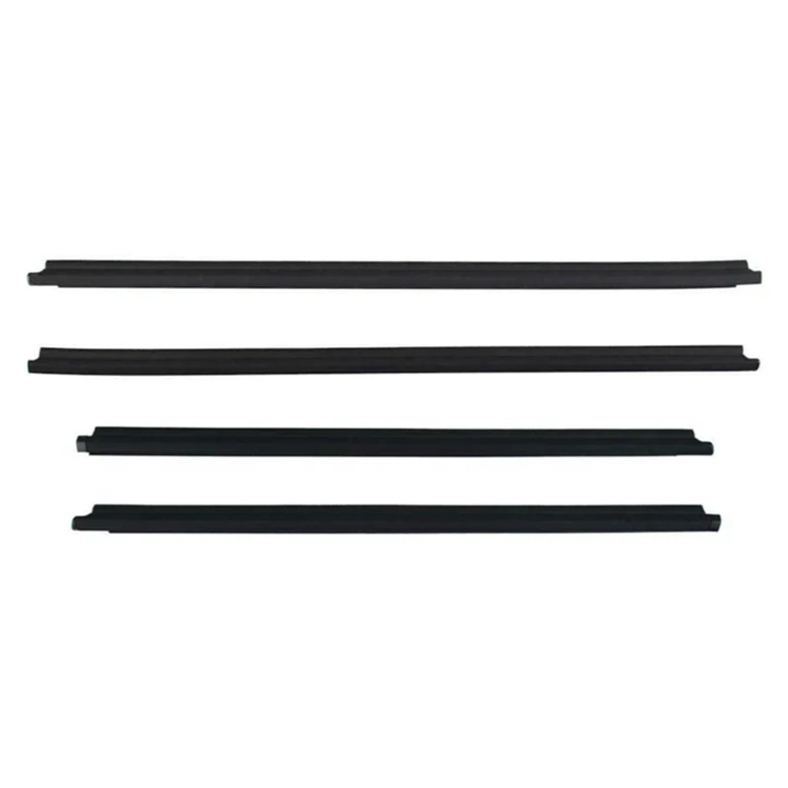 Glilar One Color Automotive Window Seals Compatible With Toyota For Fortuner 2004-2012 2013 2014 2015 Car Door Window Glass Waterproof Sealing Strip 68164-0K020 68163-0K020