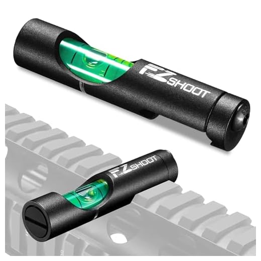EZshoot Scope Level Scope Leveling Kit, High Precision Big Bubble Scope Level, Scope Bubble Level Helps The Scope Keep Vertical