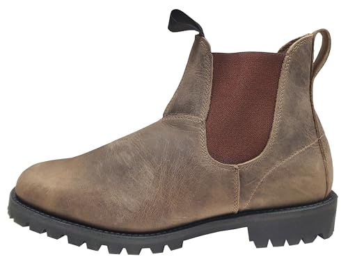 Canada West Men's Romeos Boots Dark Farmer Crazy Horse3