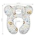 ZHOMA Baby Travel Pillow, Upgrade U-Shape Infant Pillow for Car Seat Pushchair and Stroller, Soft Comfortable Sleep Cushion for Kids Newborn and Toddler -Lion White