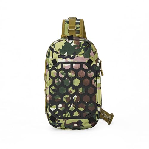 AHTCPO Mochila Táctica Militar Molle para Senderismo, MontañIsmo Viajes Deportes Bolsa TáCtica Multifuncional(CP camouflage)