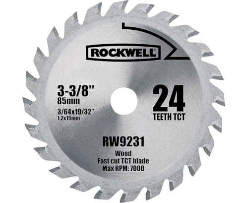 Rockwell RW9231 lame scie circulaire 3-3/8po 24T carbure