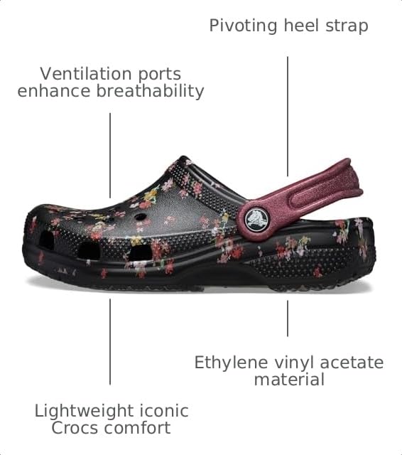 Image of Crocs Kids' Classic Seasonal Graphic Clogs