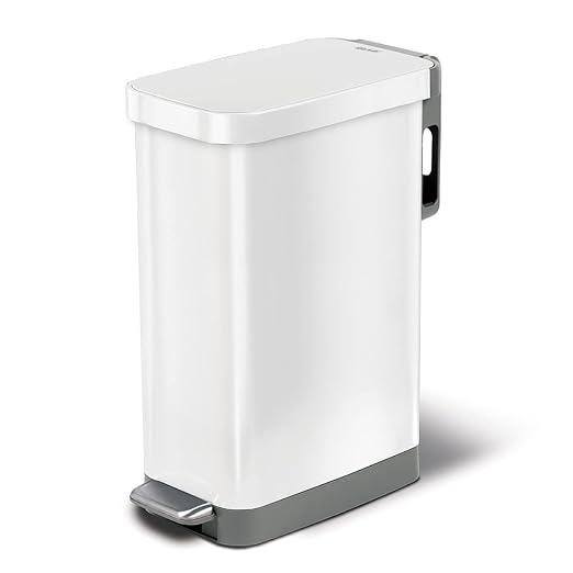 Glad Slim Trash Can with Clorox Odor Protection Narrow