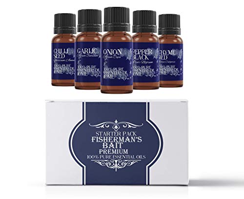 Mystic Moments | Essential Oil Starter Pack - Fisherman's Bait PREMIUM - 5 x 10ml - 100% Pure