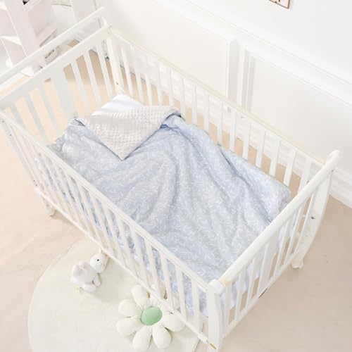 SUPERBE BEBE Miękki kocyk dla niemowląt i dzieci Minky z bawełny Oeko Tex - 100x135 cm, 10 kolorów - Komfort i jakość - Pled, drzemka, przedszkole - prezent z okazji narodzin dziewczynki lub chłopca -