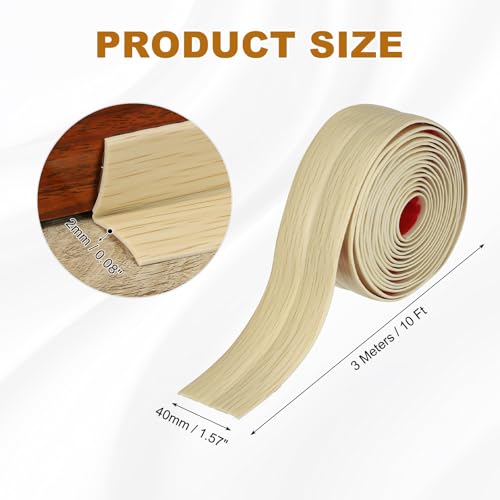 Protection d'angle murale flexible et bande de plafond adhésive érable - 3