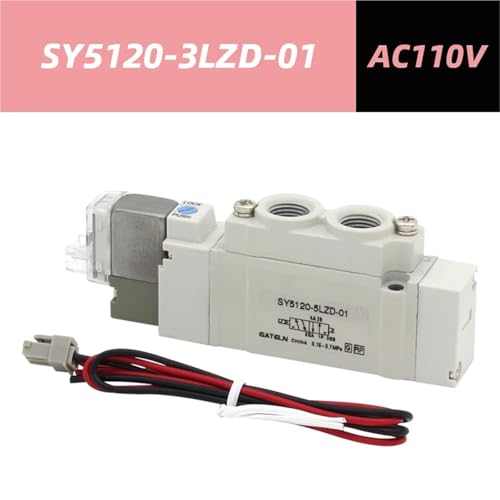 Solenoid Valve SY5120-3LZD-01 5 Port 2 Position Internal Pilot NC - 3