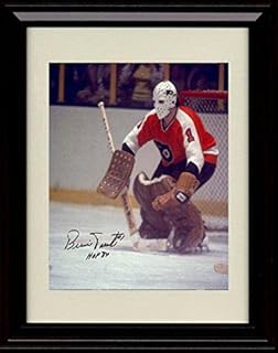 Bernie Parent Autograph Promo Print - Philadelphia - Framed 8x10