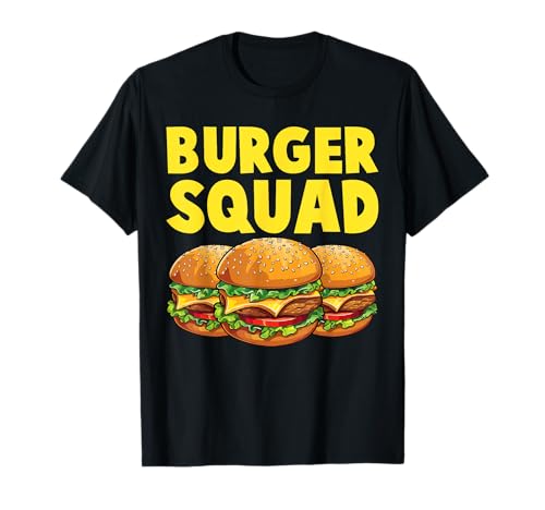 Cool Hamburger Art Men Women Cheeseburger Fast Food Burger Camiseta