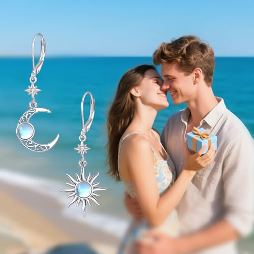 Earrings for Women 925 Sterling Silver Gemstone Dangle Earrings Jewelry Gifts 5