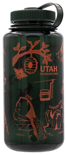 Image of Nalgene 32 oz Wide Mouth Water Bottle | BPA-Free, Durable & Leak Proof,