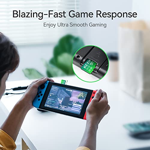 Image of KEXIN 3 Pack Micro SD Card 64GB MicroSDXC with SD Adapter, A1, U3, V30, C10 Micro SD Memory Card TF Card 4K Full HD Video Recording for Camera, Smartphone, Monitor, Drone, Dash Cam, Gopro Green