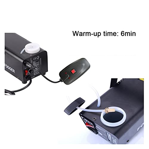 Máquina de humo Halloween Mini 400W Máquina de humo portátil para escenario 3000 Cuft/min para bodas y equipo de producción de música miniatura 2