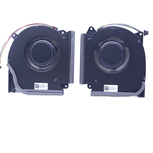 BDWZNLA Replacement New Laptop CPU + GPU Cooling Fan for Asus ROG Strix G513QR G533Q G513QY M5900 Series DFSCK22D058830 FNAA DFSCM227163927 FNAB 13NR0540P02011 13NR0540P01011 DC12V 1A Fan