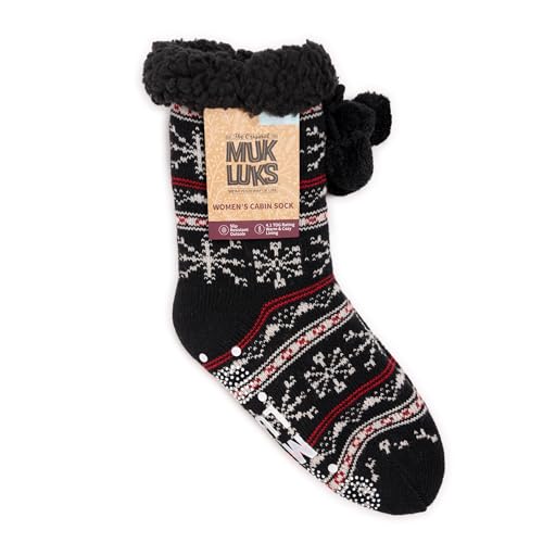 Image of MUK LUKS Women's Tall Cabin Sox (1 Pair Pack)