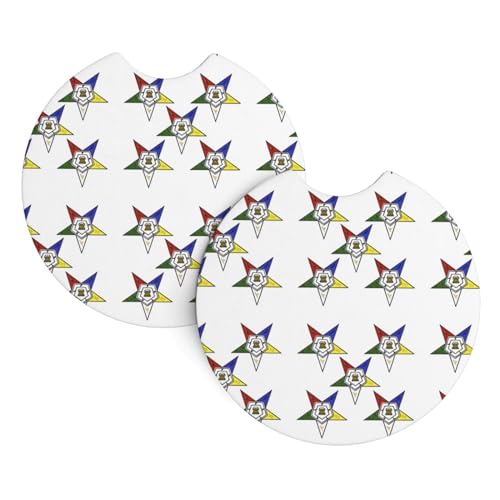 Set de 2 Posavasos para Portavasos de Carro Estrellas miniatura 1
