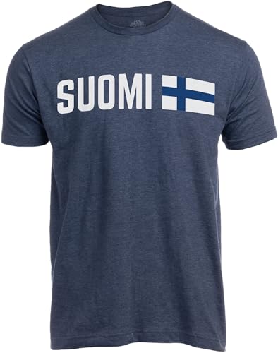 T-shirt fierté nationale unisexe, bleu marine, grand