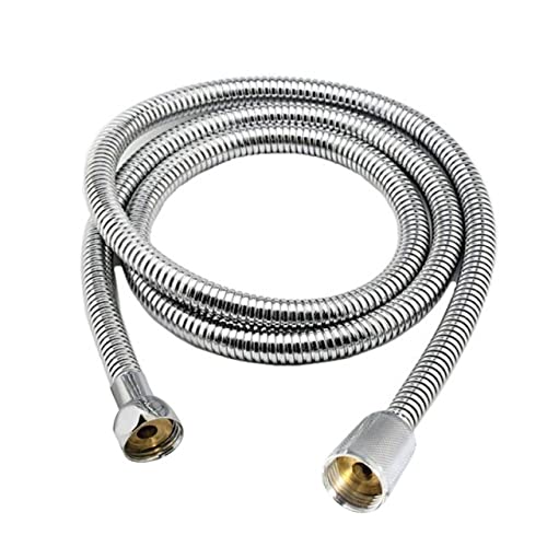 Manguera de fontanería G1/2 antitorsión en acero inoxidable para ducha y baño flexible