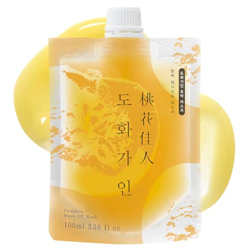 House of Dohwa, Gentle Pumpkin Wash Off Facial Mask | Domestically Harvested Ingredients | Product of Korea - 3.38 fl. Oz