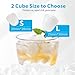 Aeitto Ice Maker Countertop 26lbs/24H, Ice Machine 8 Ice Cubes Ready in 6 Mins, 2 Sizes of Bullet Ice Portable Ice Makers with Basket & Scoop, Auto Self-Cleaning for Home/Kitchen/Office Stainless