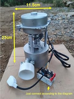 XLTEAM Générateur Hydroélectrique 220 V, Générateur Hydroélectrique À Turbine en Alliage D'aluminium 1000 W, Débit d'eau De 2 L/s, pour Alimentation Électrique Temporaire dans Les Zones Éloignées