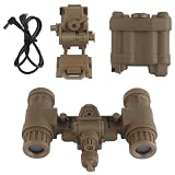 LZAQHMT Set Modello Fittizio AN/PVS31 Per Visore Notturno Con Base Di Montaggio Per Casco L4G24 – Replica Di Modello Tattico Per Visore Notturno Per Esposizione Cosplay E Supporto(CB)