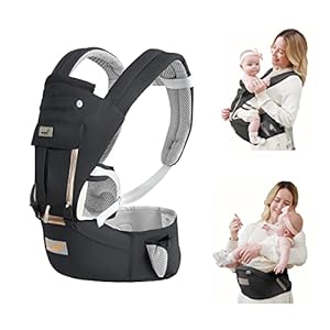GROWNSY Baby Carrier,Baby Sling, 6 in1Baby Carriers from Newborn, Ergonomic Baby Sling with 6 Carrying Positions for…