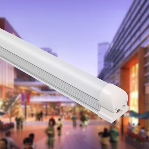 器具一体型LED蛍光灯 40W形 長さ1210MM 直管 T8 LED 40形 120cm 昼白色5000K 消費電力 20W 全光束2200 lm 器具一体型 ベースライト 工場 倉庫 オフィス 天井直付 高効率 無頻閃 スイッチコード別売り 天井照明